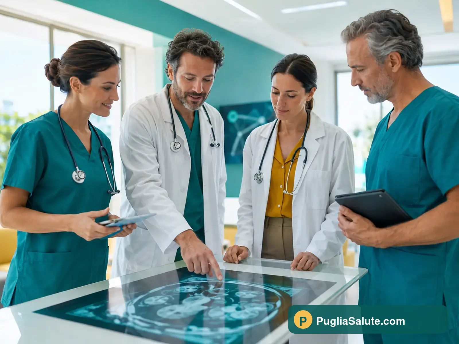 Équipe multidisciplinare di medici e professionisti sanitari